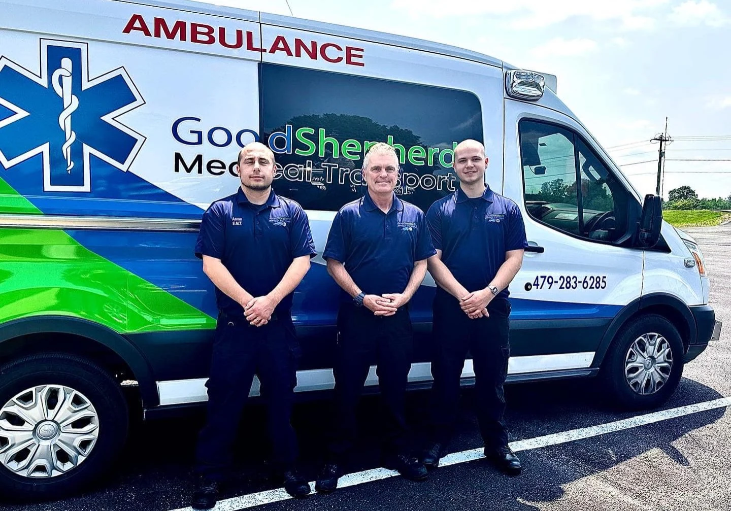 Good Shepherd Medical Transport team